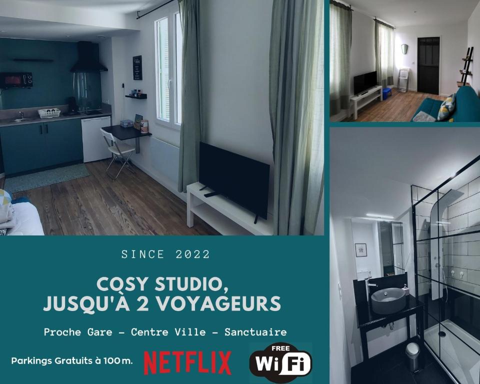 Appartement Studio Cosy proche Gare et Centre Ville 7 Avenue Hélios 65100 Lourdes