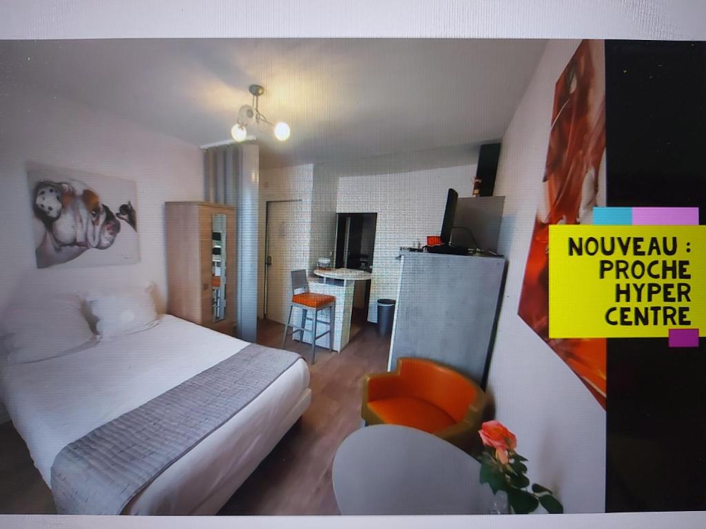 Appartement Studio de charme, Coeur de Vichy, quartier calme 1 Rue de Longchamp 03200 Vichy