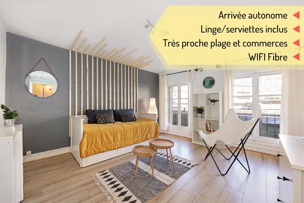 Studio de charme - Hyper centre Appartement 1, 1er étage, 24 Rue de la Commune, 76600 Le Havre