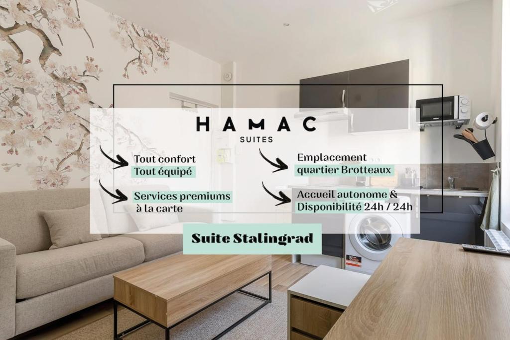 Studio Equipé Boulevard Stalingrad -2 personnes 161 Boulevard de Stalingrad, 69006 Lyon