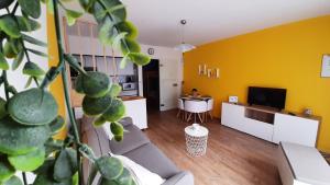 Studio familial 30m2 Les Goelands - grand balcon vue forêt