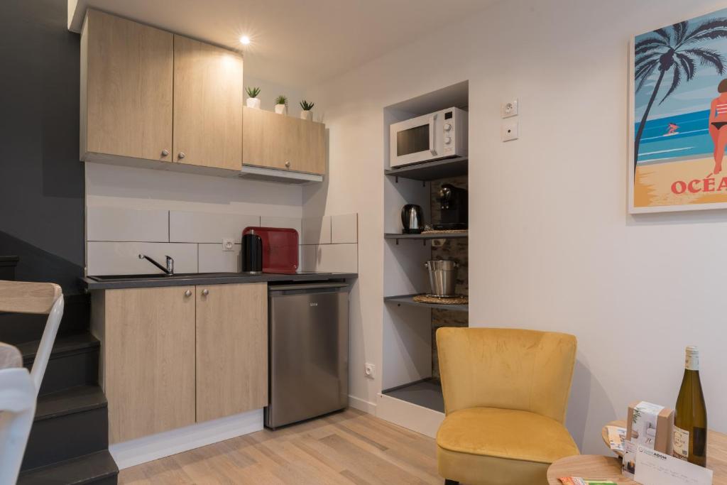 Studio fonctionnel à 100m des halles de Pornic Rue de la grande aire, 12, 44210 Pornic