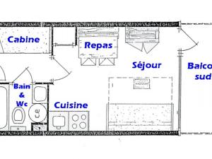 Studio Hauteluce, 1 pièce, 4 personnes - FR-1-293-7