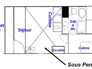 Studio Hauteluce, 1 pièce, 6 personnes - FR-1-293-85