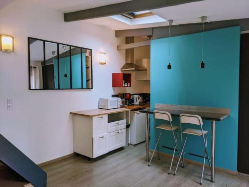 Studio indépendant avec patio au cœur de Marseille
