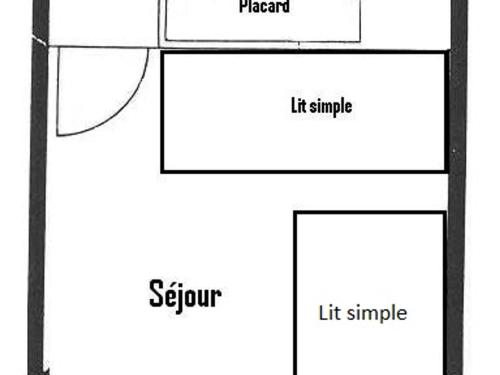 Studio La Plagne, 1 pièce, 2 personnes - FR-1-455-135