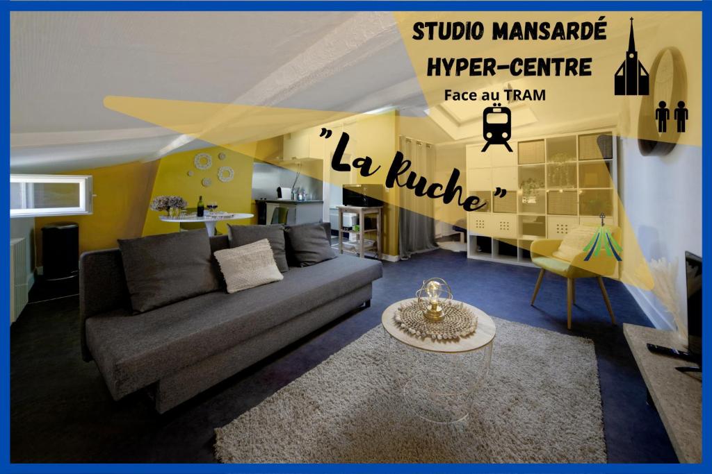 Appartement #Studio La Ruche#Mansardé/ Hyper-Centre/Face au Tram 27 Avenue des États Unis 63000 Clermont-Ferrand