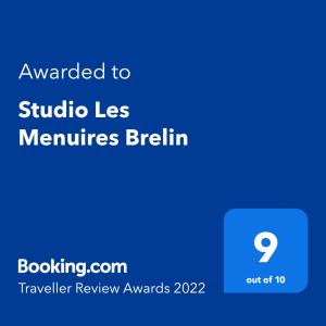 Appartement Studio Les Menuires Brelin Appt 110 Entre les Combes imm  Brelin 73440 Les Menuires Rhône-Alpes