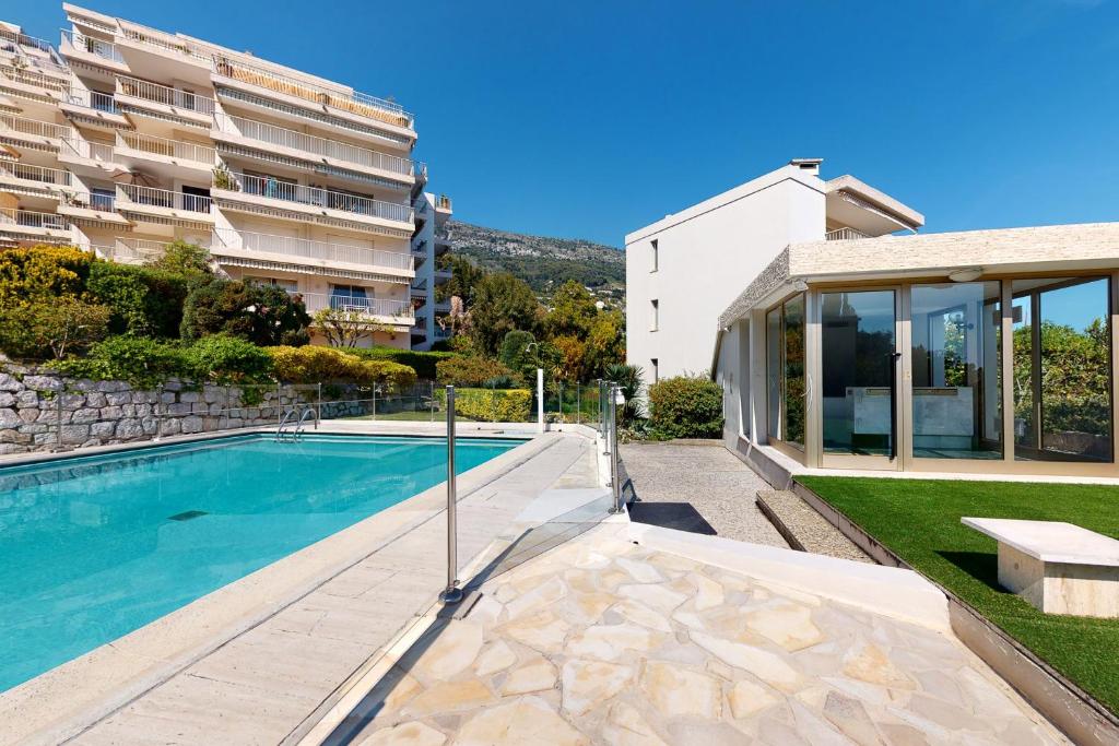 Studio les palmiers 35 boulevard du Garavan, résidence les Miradors, immeuble les Palmiers, 06500 Menton