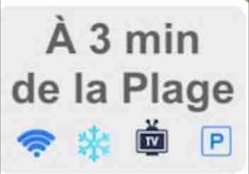 studio LES PIEDS DANS L'EAU situé 150m de la plage -avec PARKING GRATUIT PRIVE - 25m2 - climatisé - balcon - wifi gratuit