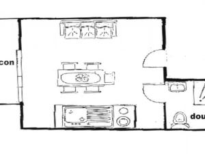 Appartement Studio Les Saisies, 1 pièce, 2 personnes - FR-1-293-245 311 Avenue des Jeux Olympiques 73620 Hauteluce Rhône-Alpes