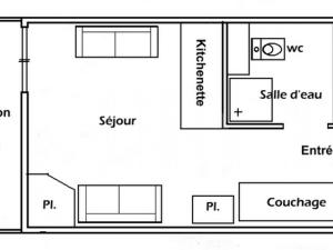 Appartement Studio Les Saisies, 1 pièce, 3 personnes - FR-1-293-3 456 Avenue Des CÃ®mes -  - 73620 Les Saisies Rhône-Alpes