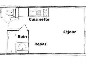 Appartement Studio Les Saisies, 1 pièce, 4 personnes - FR-1-293-169 526 Route De La Traie -  - 73620 Les Saisies Rhône-Alpes