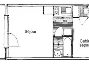 Appartement Studio Les Saisies, 1 pièce, 4 personnes - FR-1-293-2 221 Avenue Des Cimes -  - 73620 Les Saisies Rhône-Alpes