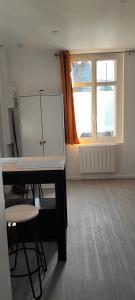 Appartement Studio lumineux en Rez-de-chaussée quartier Le Pollet-Le P'tit Ango rdc 83 rue cité de limes 76200 Dieppe Normandie