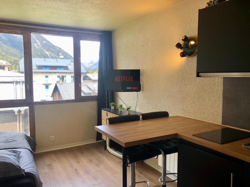 Appartement Studio lumineux neuf dans l'hyper centre avec vue 27 Avenue du Savoy 74400 Chamonix-Mont-Blanc