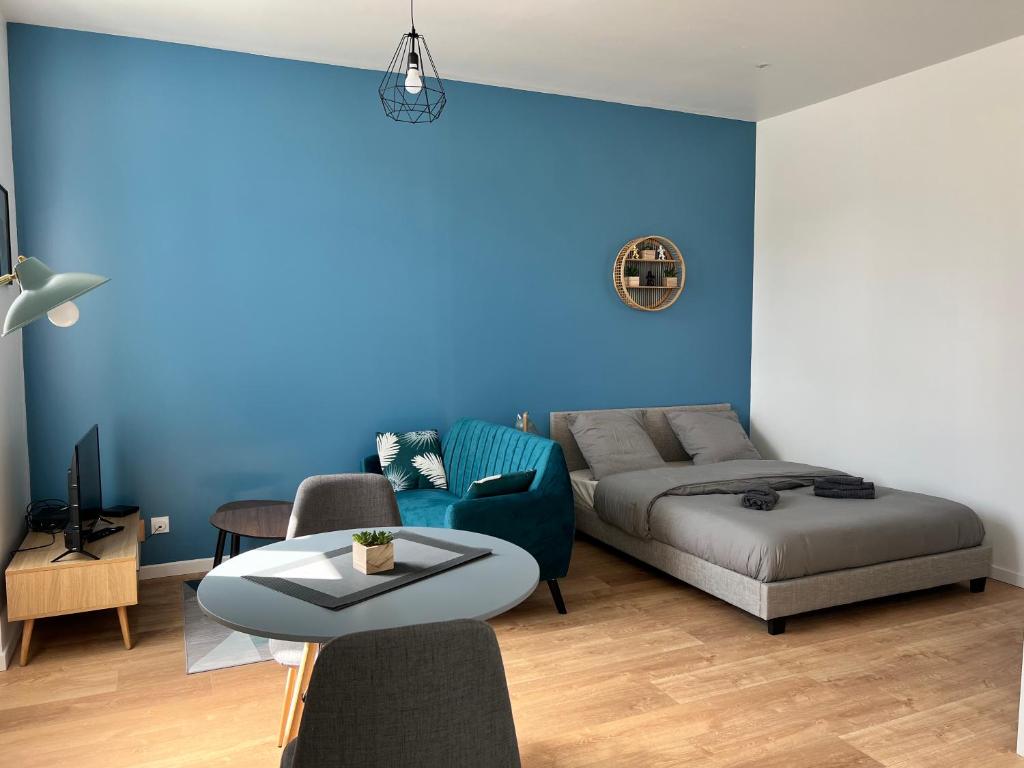 Appartement Studio lumineux proche de la gare 21 Rue François Albert 42000 Saint-Étienne