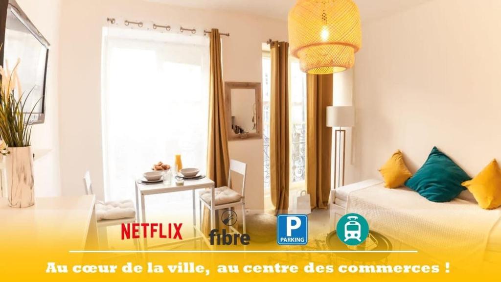 Appartement Studio Luxe centre ville parking 49 Rue de la République 13002 Marseille