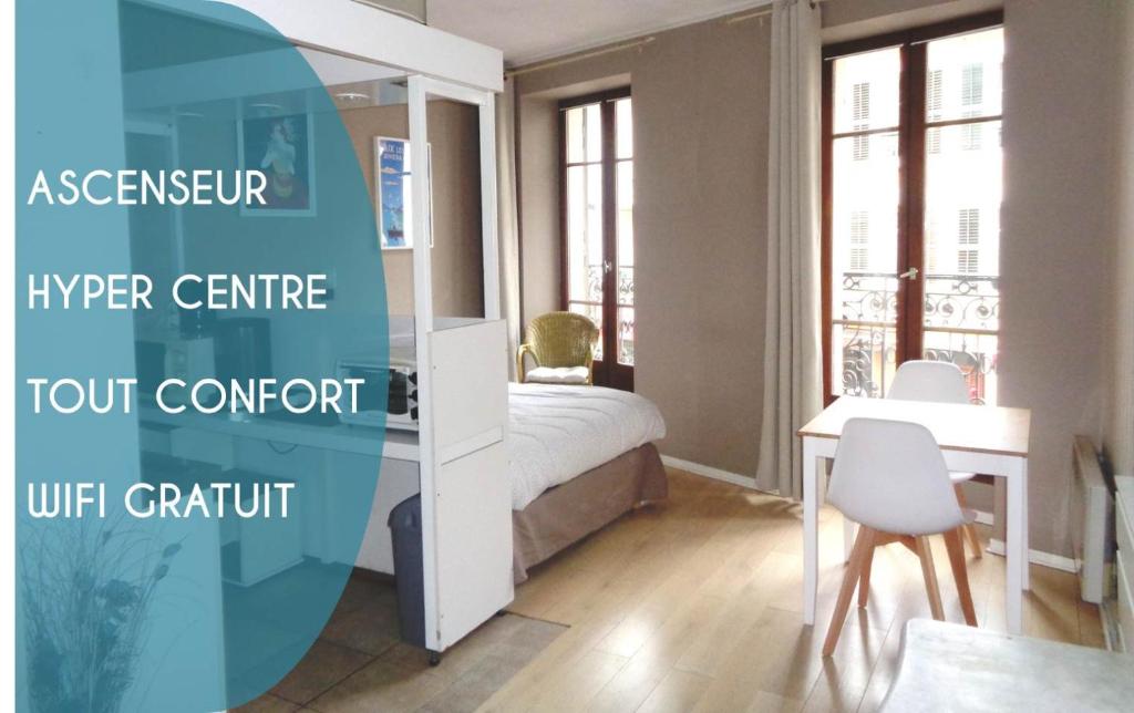 Appartement Studio Meublé L'Orée du Parc 6 rue victor Hugo 73100 Aix-les-Bains