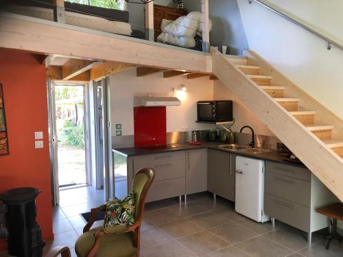 studio mezzanine nature/calme/terrasse/parking