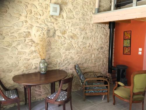 studio mezzanine nature/calme/terrasse/parking