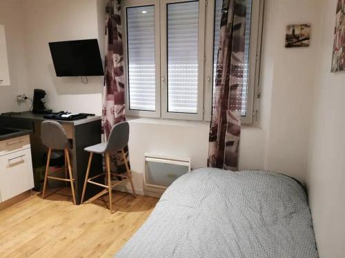 Studio n5, en plein centre ville rue bruat