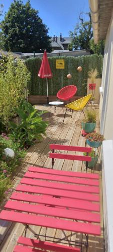 Studio neuf dans propriété au bord de la mer