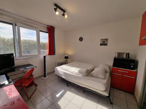 Studio Perpignan, à 30 min du Barcares Avec Parking Gratuit