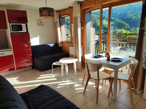 Studio & piscine intérieure, vue Mont D'Arbois