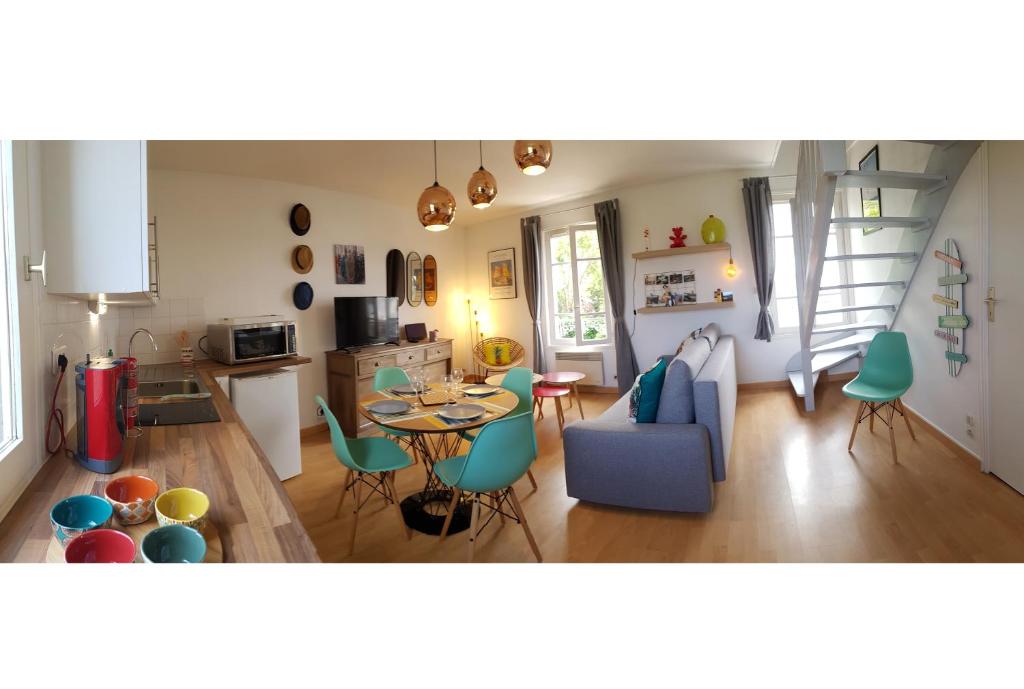 studio pour 3 personnes au calme dans villa