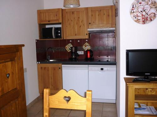 Studio Pralognan-la-Vanoise, 1 pièce, 2 personnes - FR-1-464-135