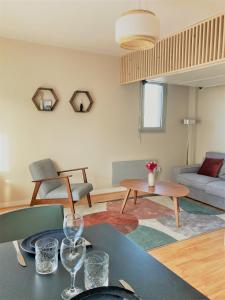 Studio proche plage balcon et parking