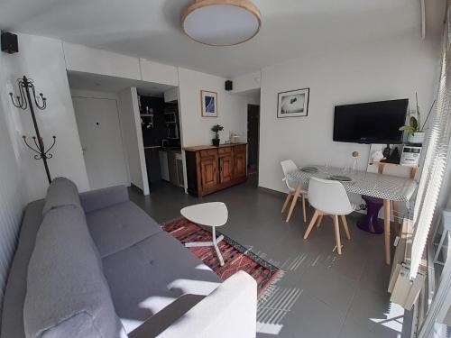 studio quartier calme centre ville vue mont Blanc