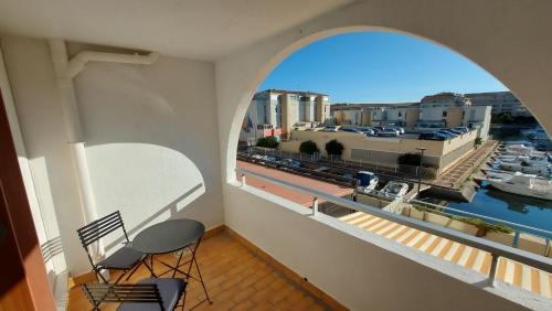studio quartier plages vue marina