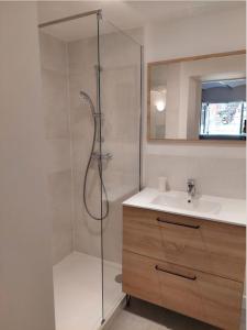 Studio rez-de-jardin 30m² avec cuisine équipée en centre-ville et 9 mn a pied des plages