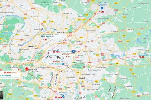 Studio sous les toits proche Paris et Versailles