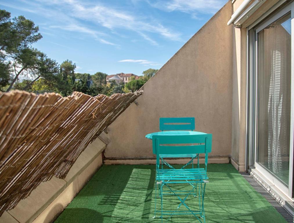 Studio terrasse Montpellier - Parking privé - Proche ligne 1 968 avenue du père soulas, 34000 Montpellier