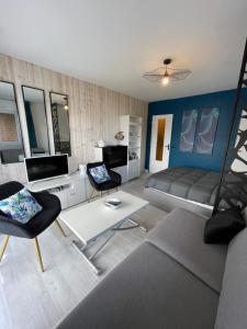 Appartement Studio Terrasse Vue Mer 260 Résidence Plein Soleil, 2 avenue Jean Moulin 14640 Villers-sur-Mer Normandie