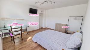 Appartement Studio - TV - WIFI - Salle De Bain privée 2 Rue d'Aulnoye 59440 Avesnes-sur-Helpe Nord-Pas-de-Calais