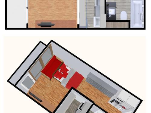 Studio Val-d'Isère, 1 pièce, 2 personnes - FR-1-694-291