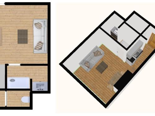 Studio Val-d'Isère, 1 pièce, 2 personnes - FR-1-694-74