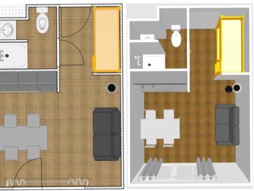 Studio Val-d'Isère, 1 pièce, 3 personnes - FR-1-694-75