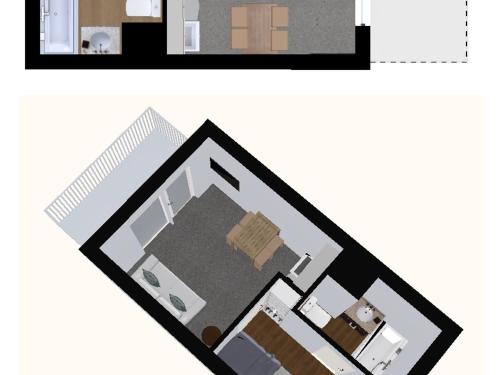 Studio Val-d'Isère, 1 pièce, 3 personnes - FR-1-694-93