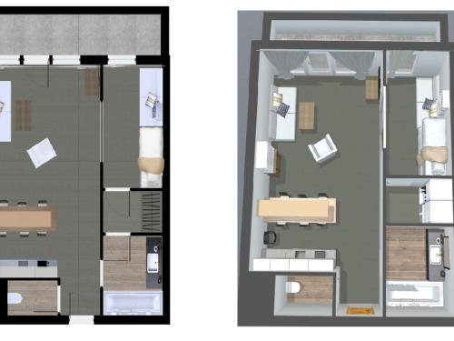 Studio Val-d'Isère, 1 pièce, 4 personnes - FR-1-694-245