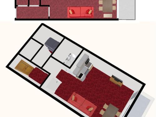 Studio Val-d'Isère, 1 pièce, 4 personnes - FR-1-694-271