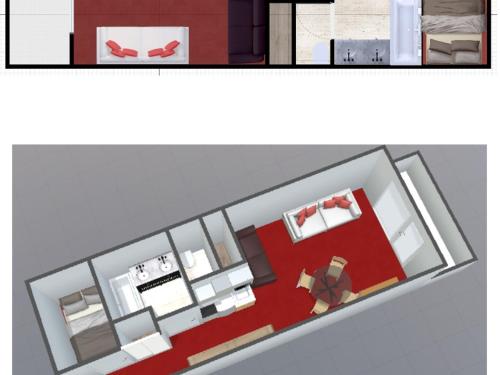 Studio Val-d'Isère, 1 pièce, 4 personnes - FR-1-694-55