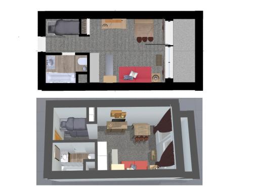 Studio Val-d'Isère, 1 pièce, 4 personnes - FR-1-694-60