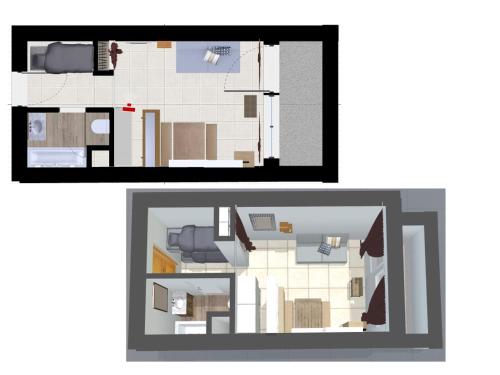 Studio Val-d'Isère, 1 pièce, 4 personnes - FR-1-694-81