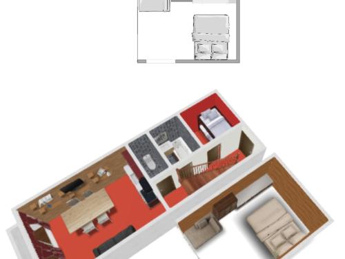 Studio Val-d'Isère, 1 pièce, 5 personnes - FR-1-694-161