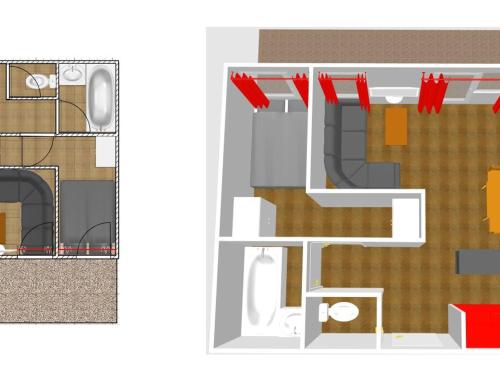 Studio Val-d'Isère, 2 pièces, 4 personnes - FR-1-694-178